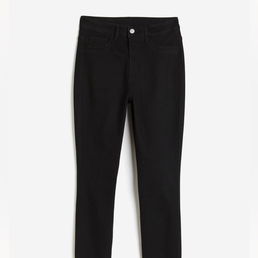 H&M Black High Rise Womens Skinny Jeans, size 4